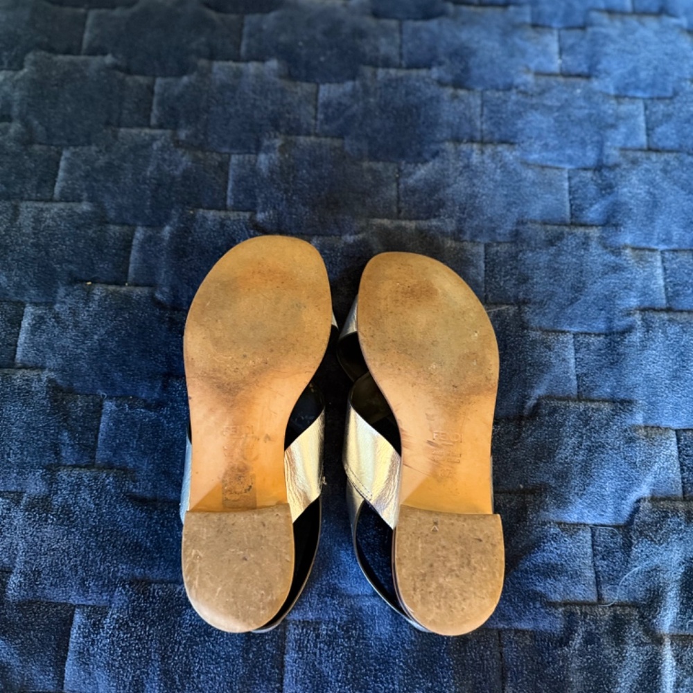 Silver FENDI sandals - Picture 4 of 4